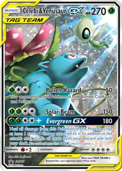 Celebi & Venusaur GX SM167 - Sun & Moon Black Star Promo