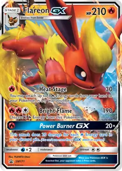 Flareon GX SM171 - Sun & Moon Black Star Promo