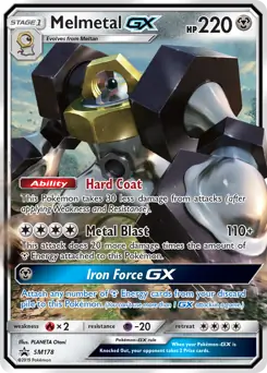 Melmetal GX SM178 - Sun & Moon Black Star Promo