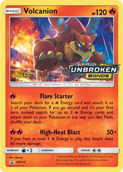 Volcanion Prerelease Staff SM179 - Sun & Moon Black Star Promo