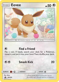 Eevee SM184 - Sun & Moon Black Star Promo