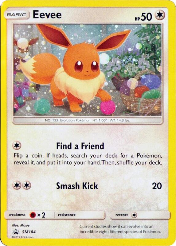 Eevee Cosmos Holo SM184 - Sun & Moon Black Star Promo