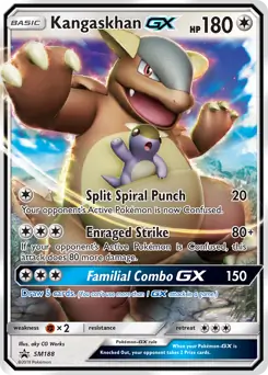 Kangaskhan GX SM188 - Sun & Moon Black Star Promo