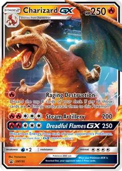 Charizard GX SM195 - Sun & Moon Black Star Promo