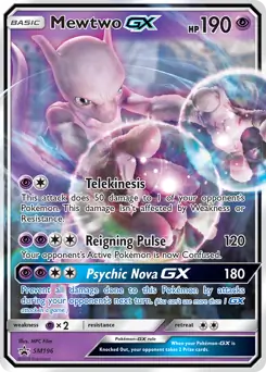 Mewtwo GX SM196 - Sun & Moon Black Star Promo