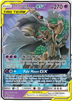 Trevenant & Dusknoir GX SM217 - Sun & Moon Black Star Promo