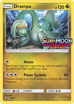 Drampa Prerelease SM21 - Sun & Moon Black Star Promo