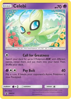 Celebi SM224 - Sun & Moon Black Star Promo