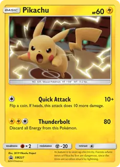 Pikachu SM227 - Sun & Moon Black Star Promo