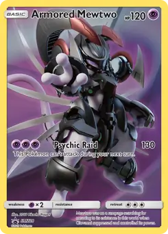 Armored Mewtwo SM228 - Sun & Moon Black Star Promo