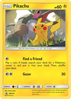 Pikachu SM234 - Sun & Moon Black Star Promo