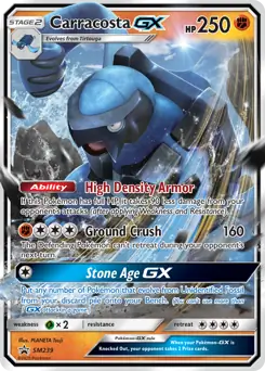 Carracosta GX SM239 - Sun & Moon Black Star Promo