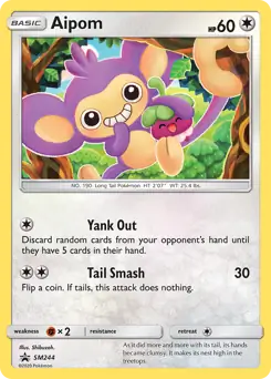 Aipom SM244 - Sun & Moon Black Star Promo