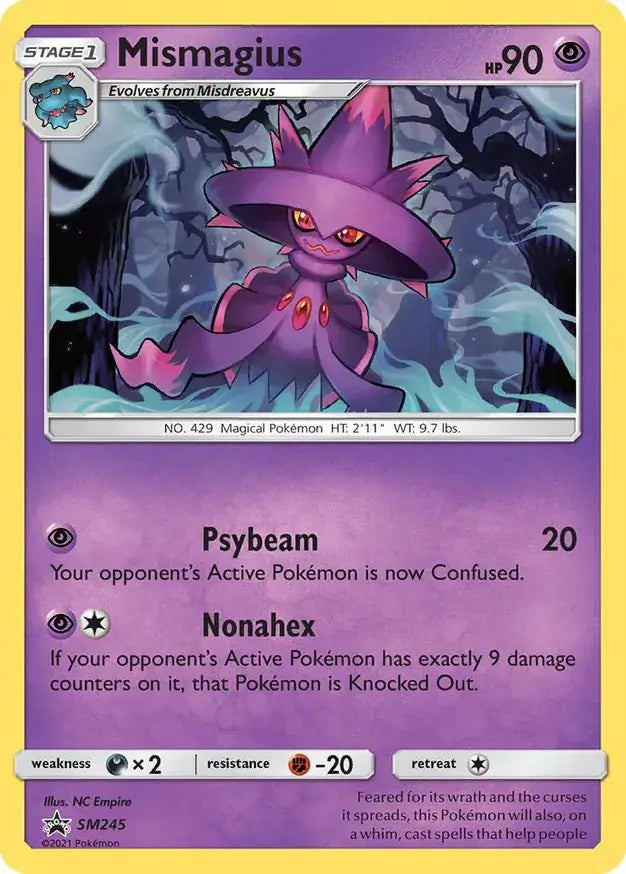 Mismagius SM245 - Sun & Moon Black Star Promo