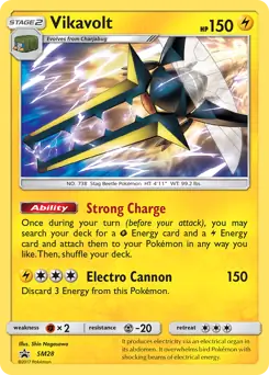 Vikavolt SM28 - Sun & Moon Black Star Promo