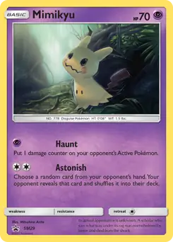 Mimikyu SM29 - Sun & Moon Black Star Promo