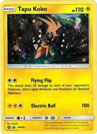 Tapu Koko SM30a - Alternate Art Promos