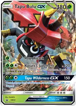 Tapu Bulu GX SM32 - Sun & Moon Black Star Promo