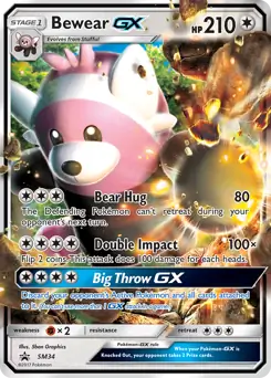 Bewear GX SM34 - Sun & Moon Black Star Promo