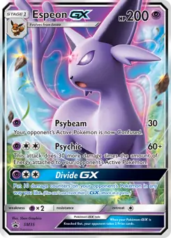 Espeon GX SM35 - Sun & Moon Black Star Promo