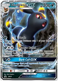 Umbreon GX SM36 - Sun & Moon Black Star Promo