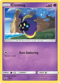Cosmog SM42 - Sun & Moon Black Star Promo