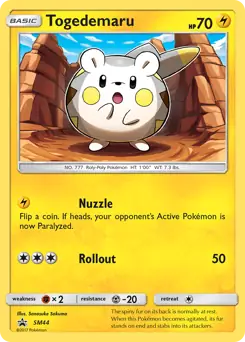 Togedemaru SM44 - Sun & Moon Black Star Promo