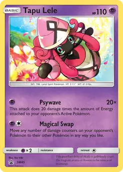 Tapu Lele SM45 - Sun & Moon Black Star Promo