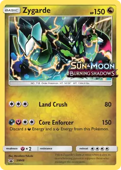 Zygarde Prerelease SM48 - Sun & Moon Black Star Promo