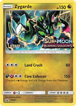 Zygarde Prerelease Staff SM48 - Sun & Moon Black Star Promo