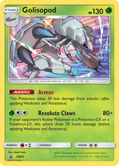 Golisopod SM52 - Sun & Moon Black Star Promo