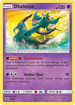 Dhelmise SM53 - Sun & Moon Black Star Promo