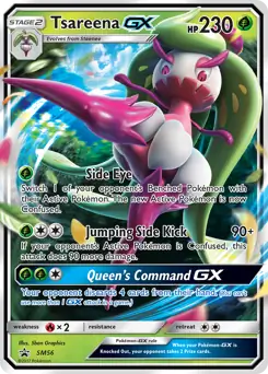Tsareena GX SM56 - Sun & Moon Black Star Promo