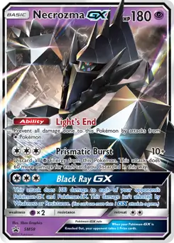 Necrozma GX SM58 - Sun & Moon Black Star Promo