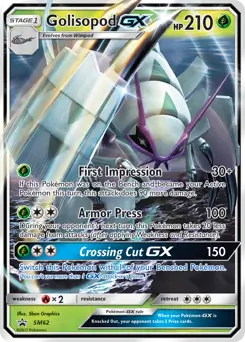 Golisopod GX SM62 - Sun & Moon Black Star Promo