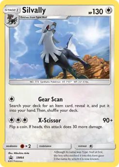 Silvally SM64 - Sun & Moon Black Star Promo