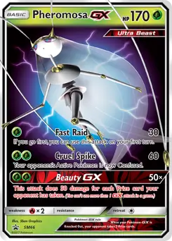 Pheromosa GX SM66 - Sun & Moon Black Star Promo