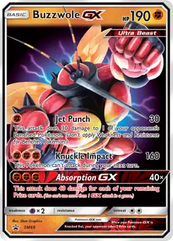 Buzzwole GX SM69 - Sun & Moon Black Star Promo