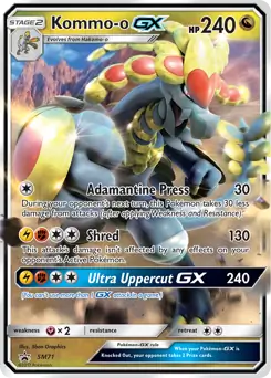 Kommo-o GX SM71 - Sun & Moon Black Star Promo