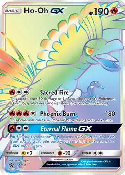 Ho-Oh GX SM80 - Sun & Moon Black Star Promo