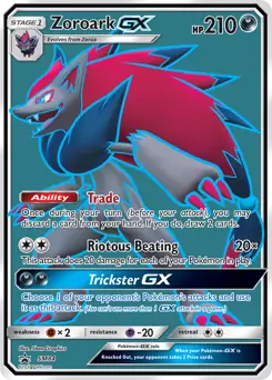 Zoroark GX SM84 - Sun & Moon Black Star Promo
