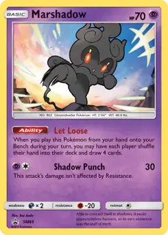 Marshadow SM85 - Sun & Moon Black Star Promo