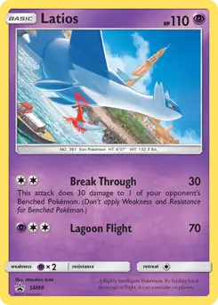 Latios SM88 - Sun & Moon Black Star Promo