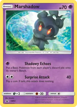 Marshadow SM93 - Sun & Moon Black Star Promo
