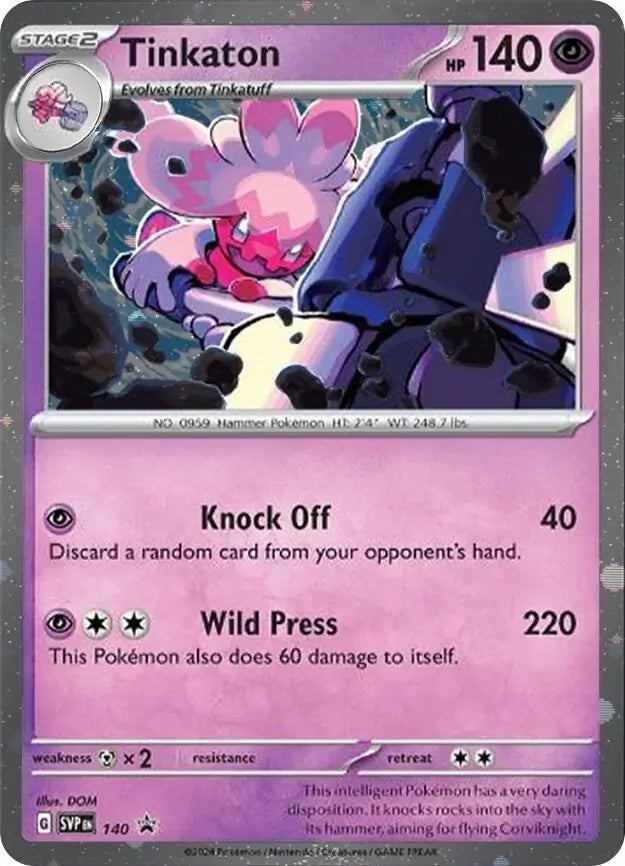 Tinkaton Cosmos Holo 140 - Scarlet & Violet Promos