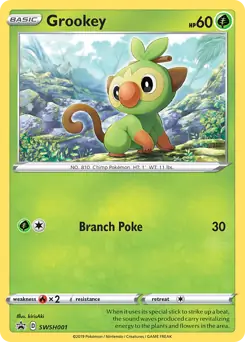 Grookey SWSH001 - Sword & Shield Promo
