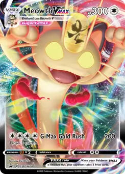 Meowth VMAX SWSH005 - Sword & Shield Promo