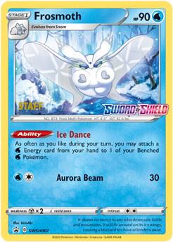 Frosmoth Prerelease Staff SWSH007 - Sword & Shield Promo