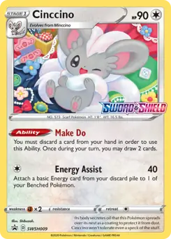 Cinccino Prerelease SWSH009 - Sword & Shield Promo