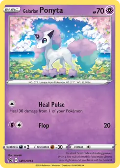 Galarian Ponyta SWSH013 - Sword & Shield Promo